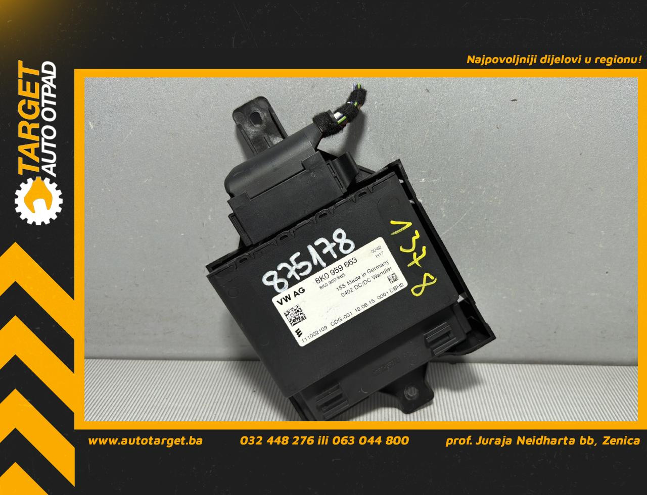 DIJELOVI ELEKTRONIKA MODUL AUDI Q5 > 12-16 2.0 8K0959663