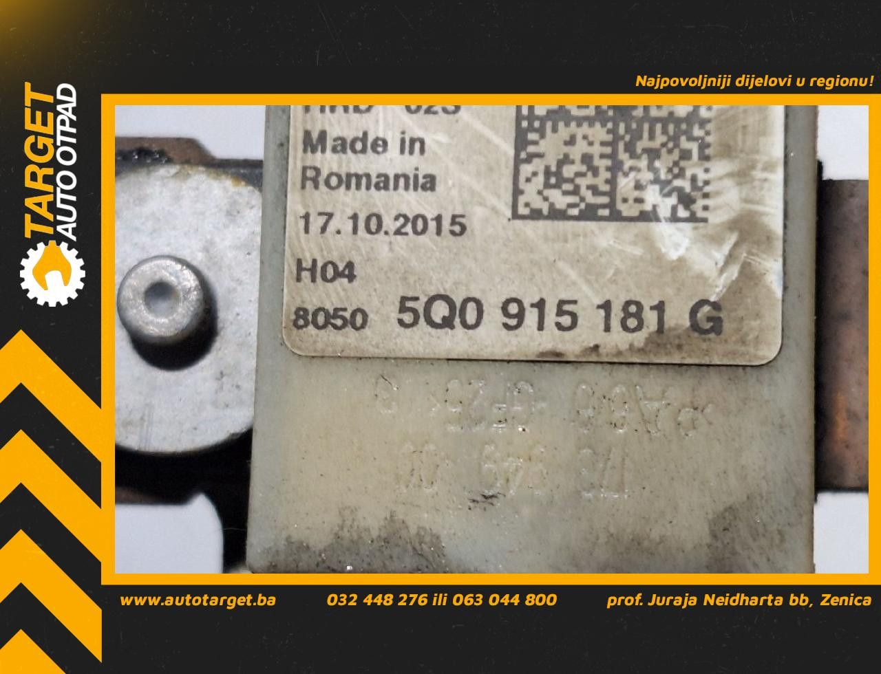 DIJELOVI KLEMA VW PASSAT B8 > 14-19 2.0 5Q0915181G