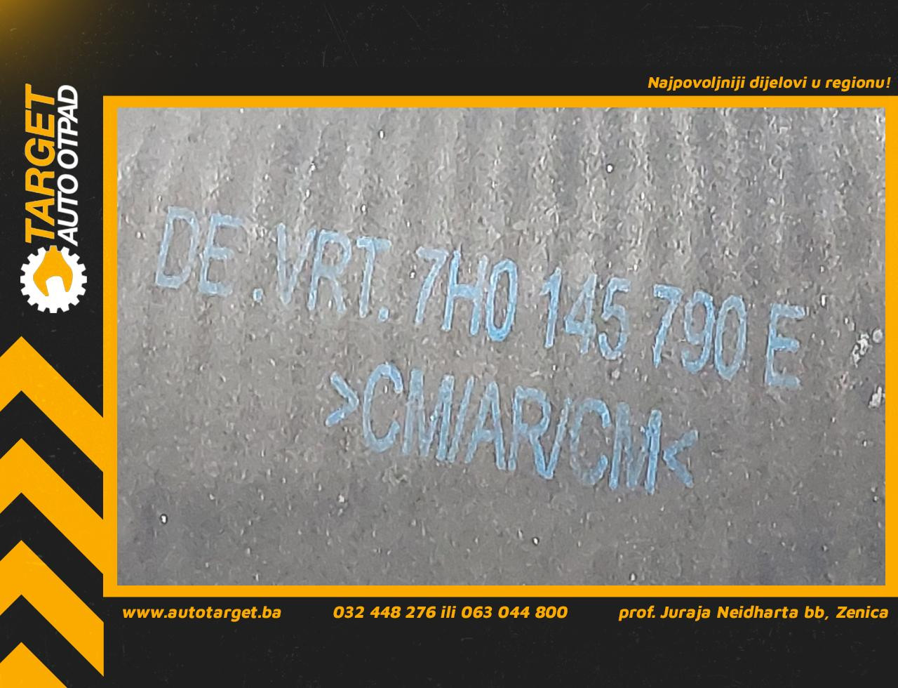 DIJELOVI CRIJEVO INTERKULERA VW T5 > 03-09 7H0145790E