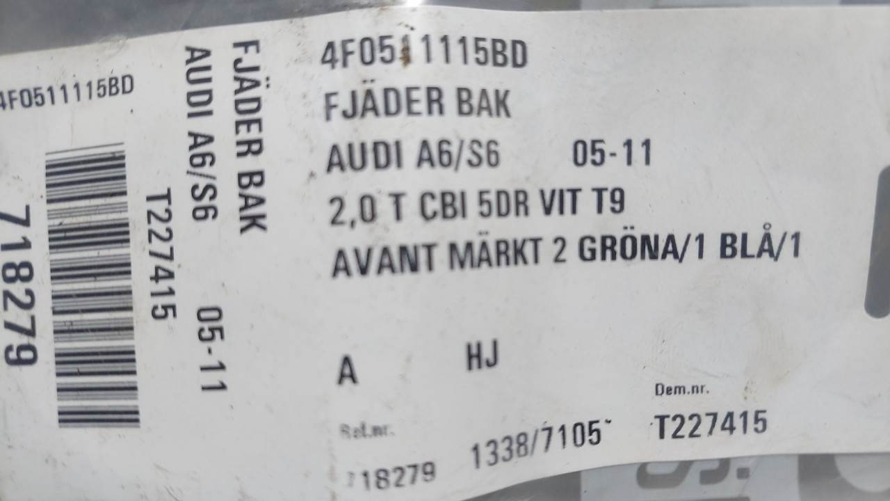 DIJELOVI AMORTIZER AUDI A6 > 08-11 4F0511115BD