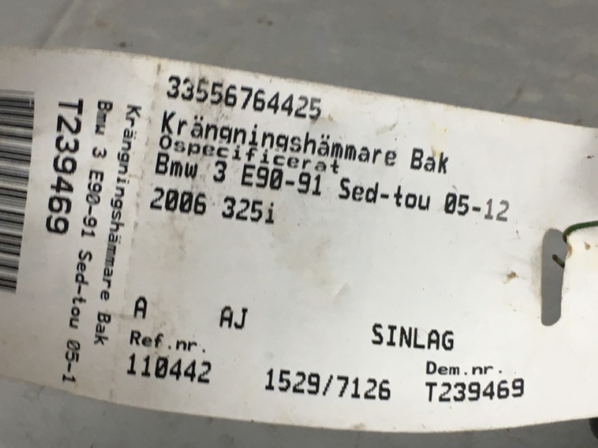 BALANS STANGA BMW SERIJA 3 (E90/E91) > 09-11 3355676442