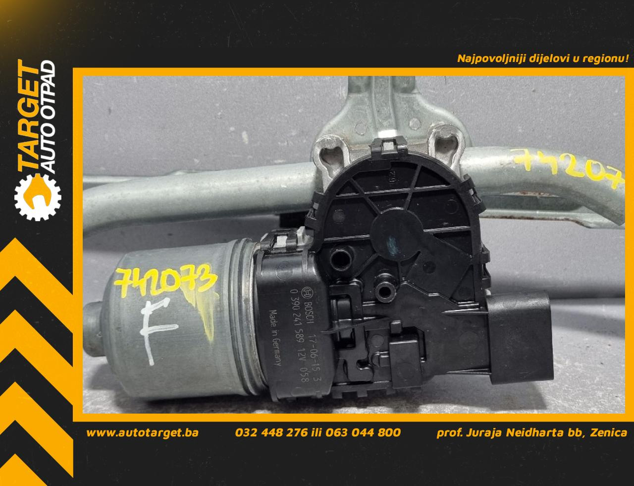 MOTORIC PREDNJEG BRISACA PEUGEOT 2008 > 16-19 0390241589