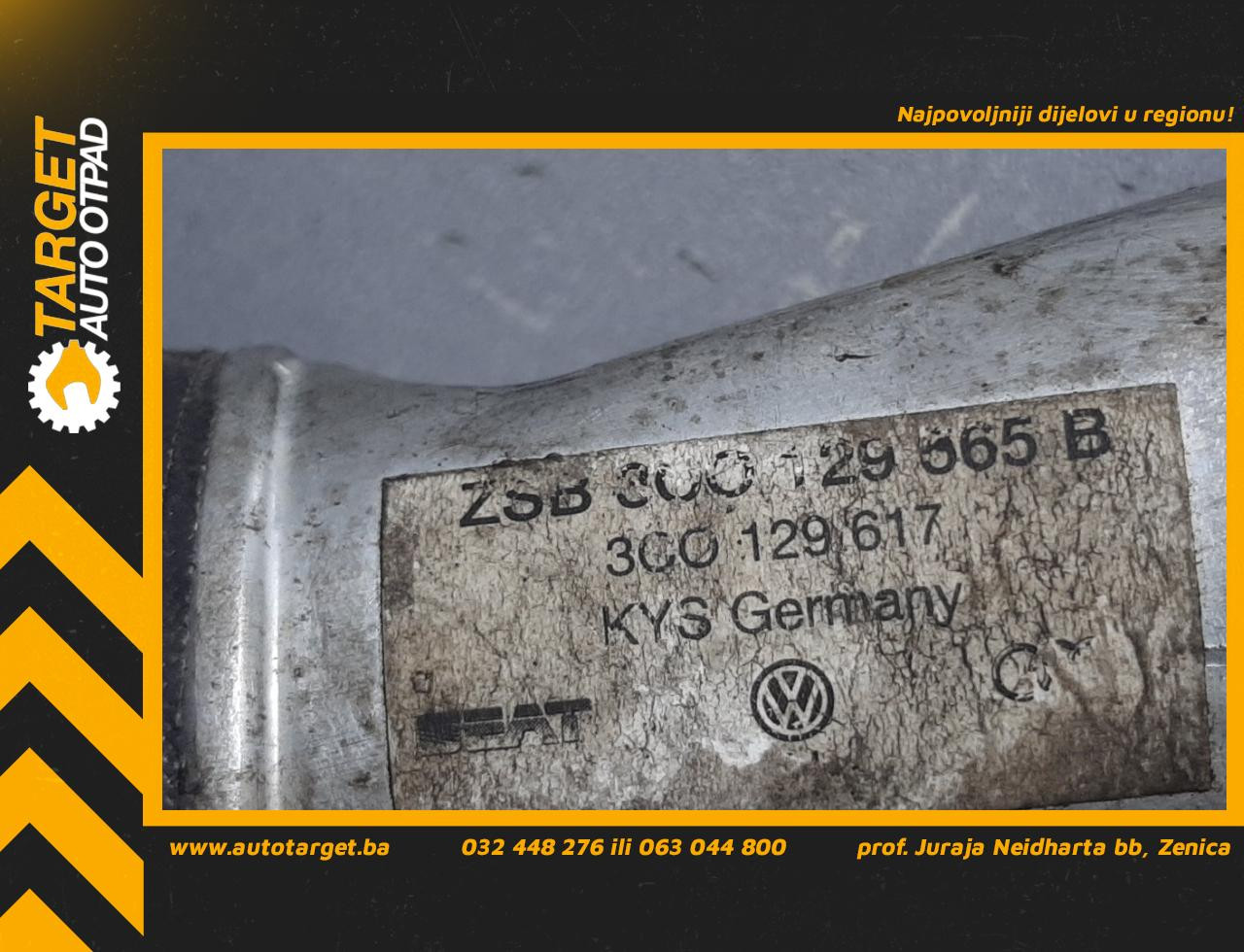 DIJELOVI CRIJEVO AUDI A3 > 03-08 3C0129617