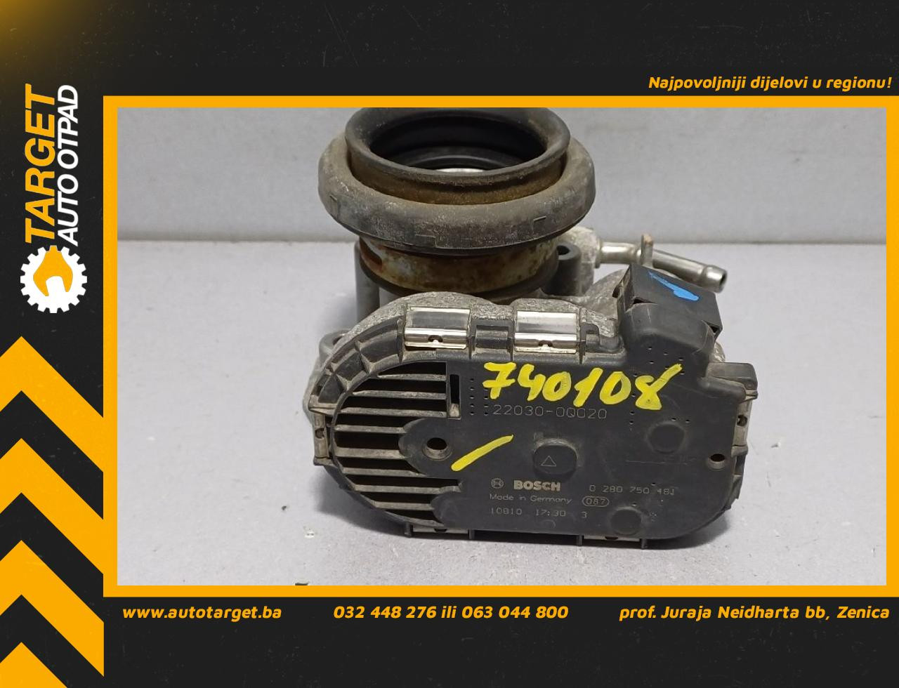 DIJELOVI DOZER KLAPNA TOYOTA IQ > 09-14 1.0 220300Q020