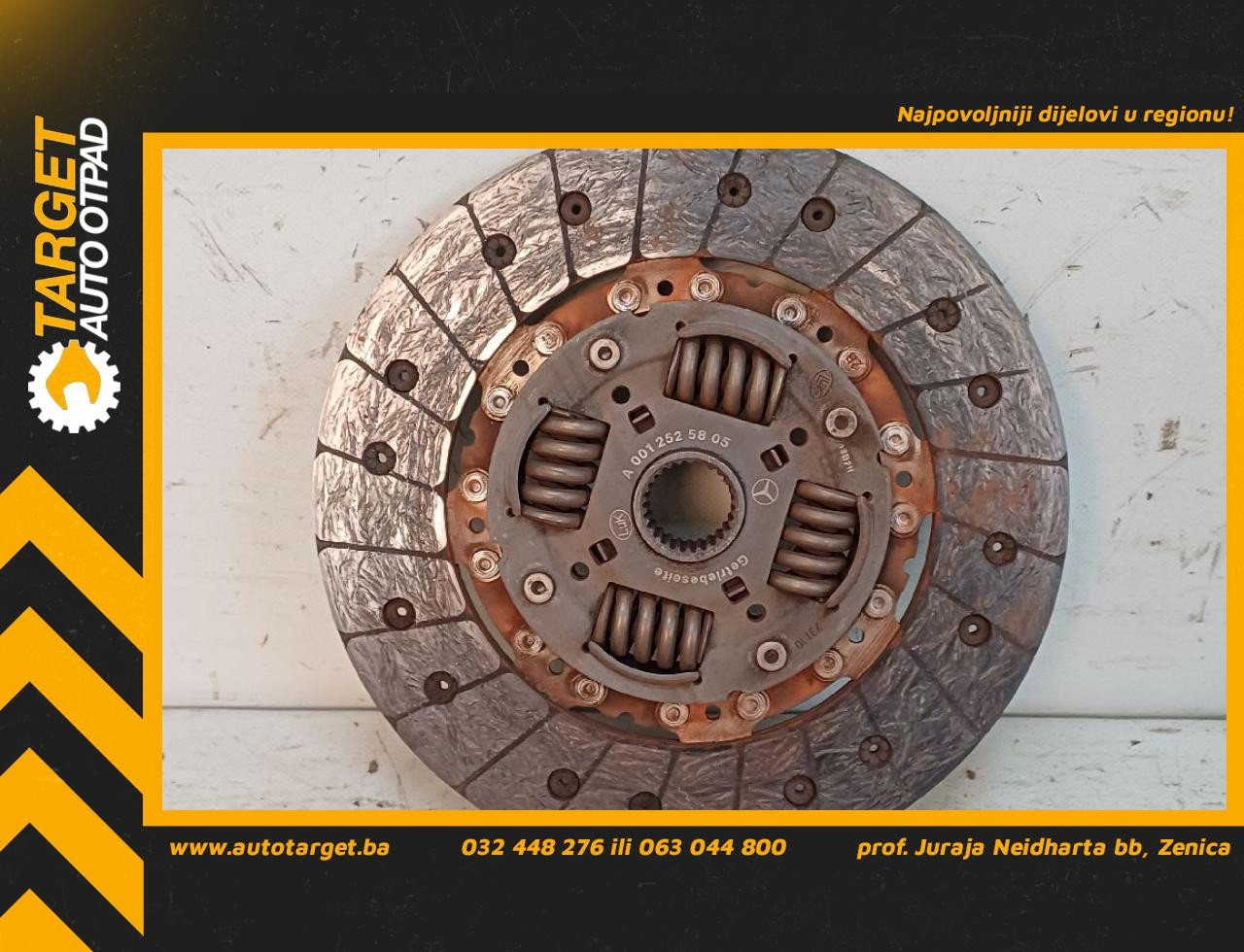 DIJELOVI LAMELA MERCEDES SPRINTER > 06-13 2.2 A0012525805