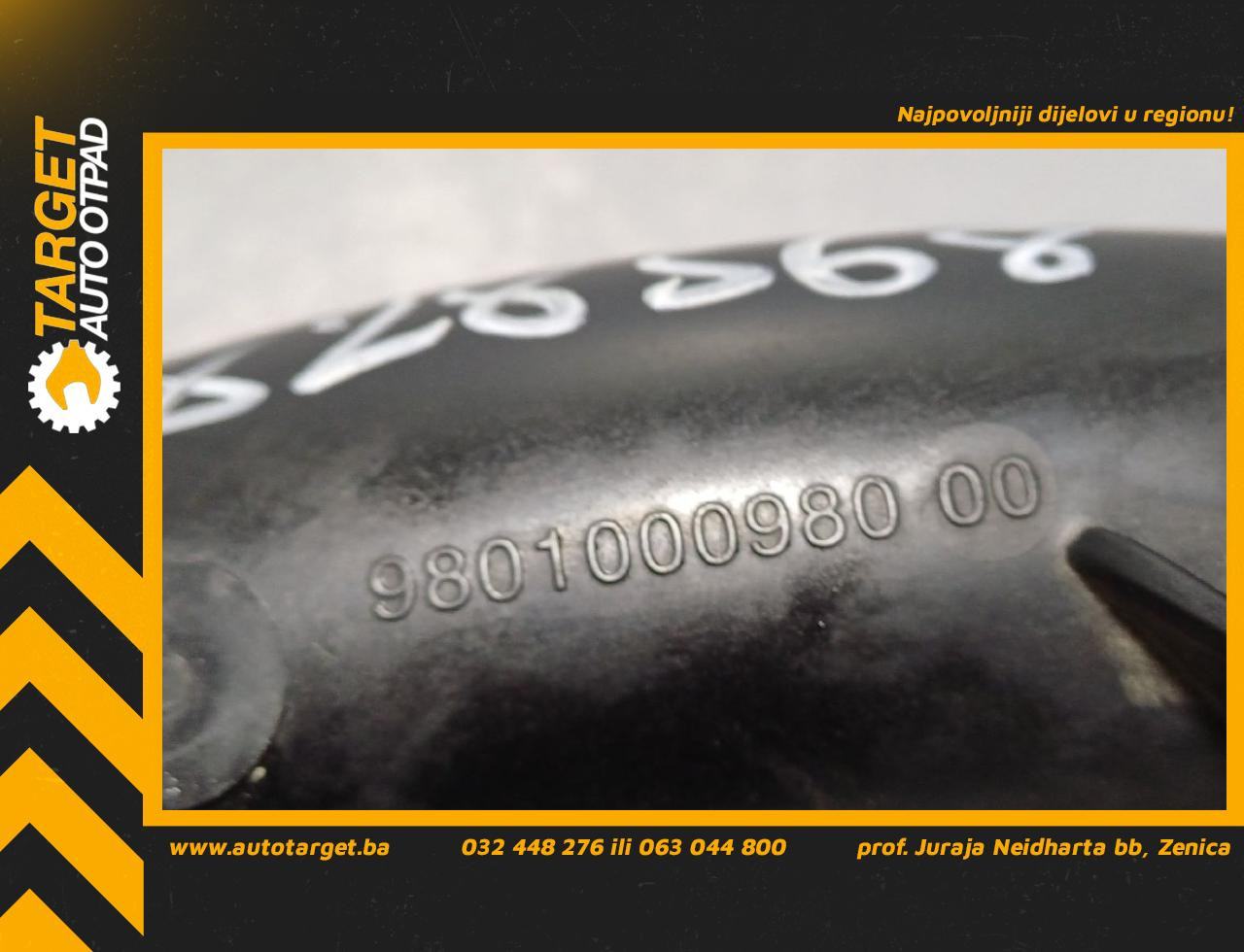 DIJELOVI CRIJEVO PEUGEOT 3008 > 13-16 1.6 9801000980
