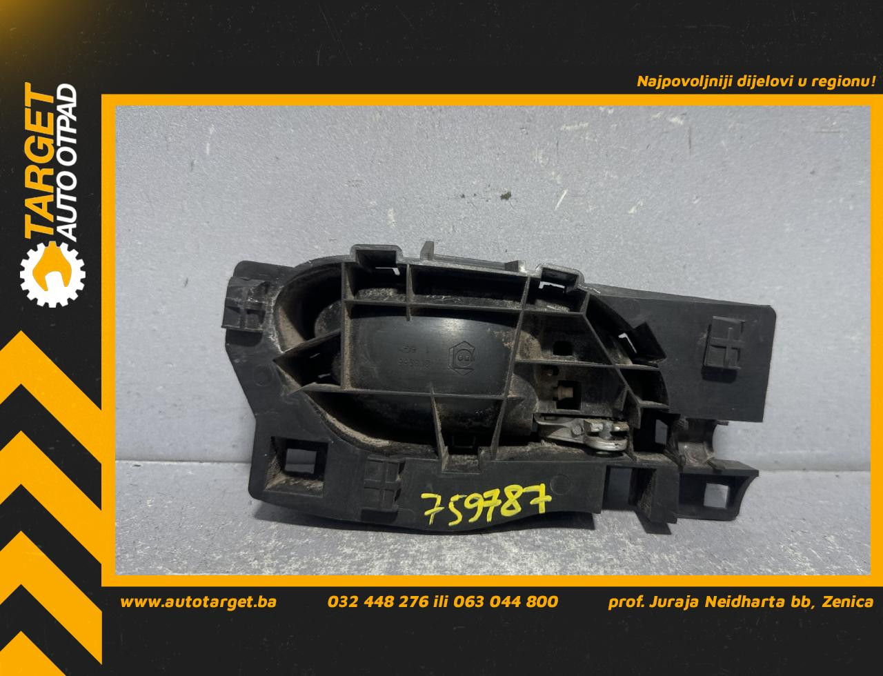 UNUTRASNJA RUCKA VRATA PEUGEOT 207 > 09-12 96802456VV