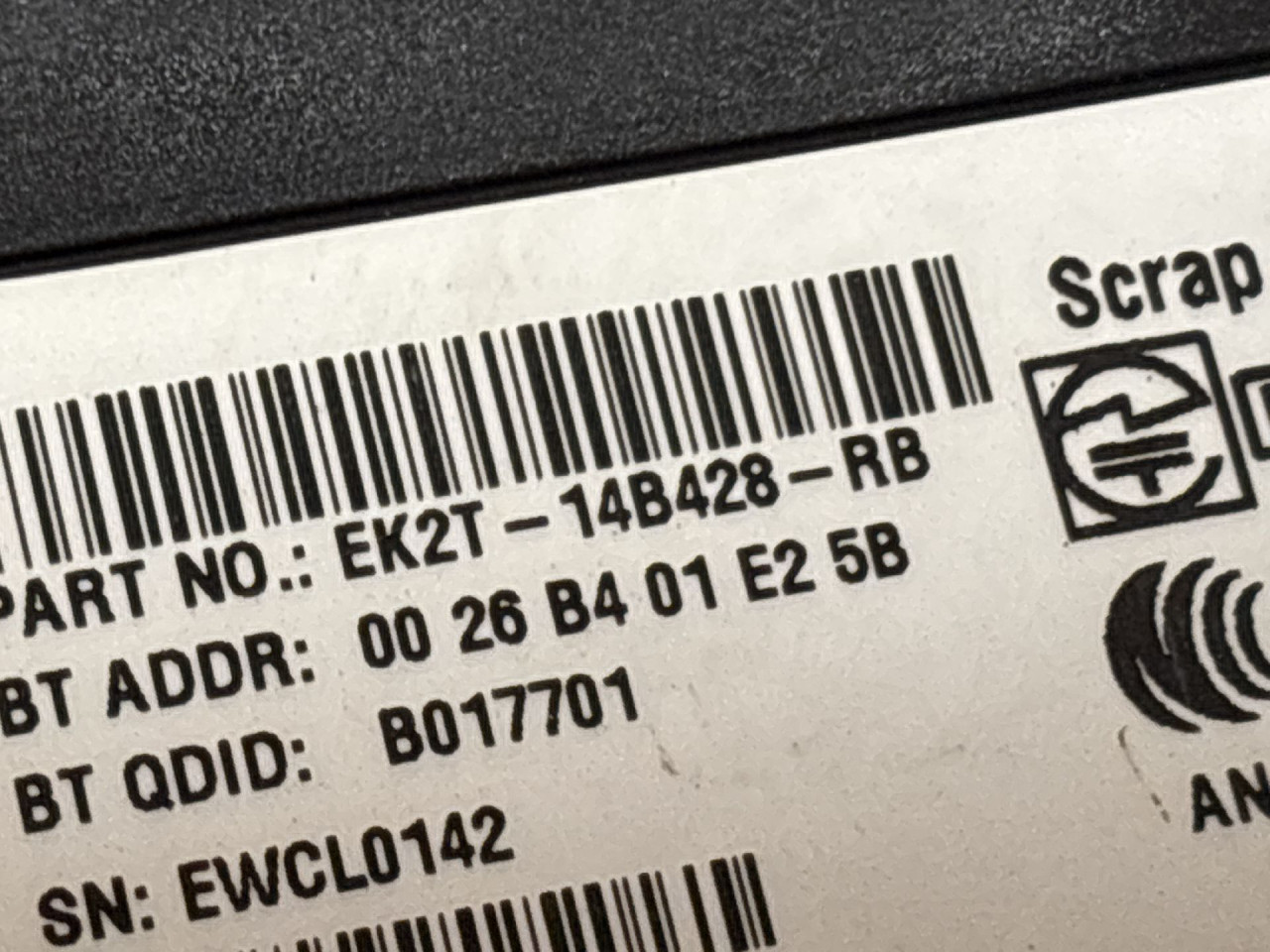 DIJELOVI ELEKTRONIKA MODUL FORD TRANSIT > 14- EK2T-14B428-RB
