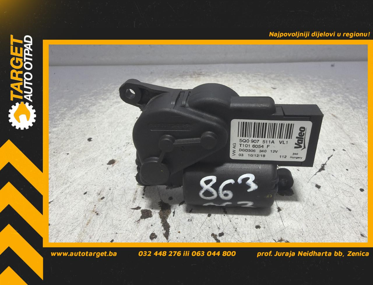 DIJELOVI MOTORIC KLAPNE AUDI A4 (B9) > 15-18 2.0 ZBAT0084D03