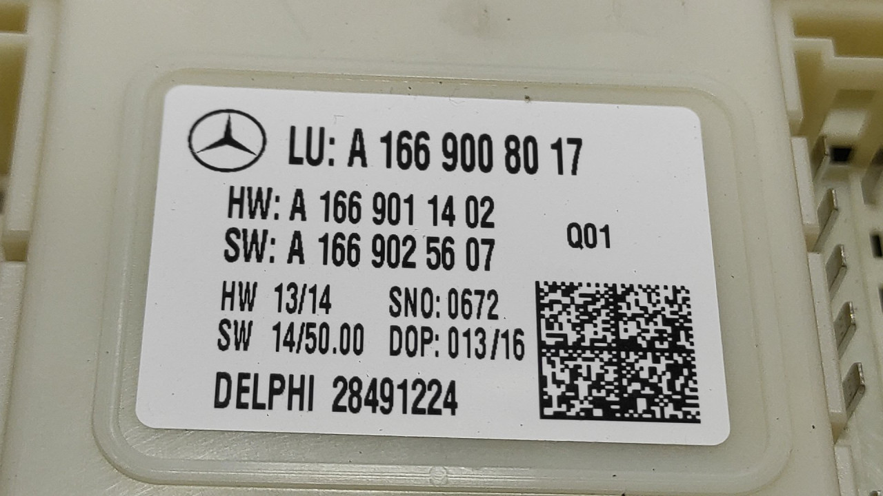 BCM ELEKTRONIKA MERCEDES GLE (C292) > 15- A1669008017