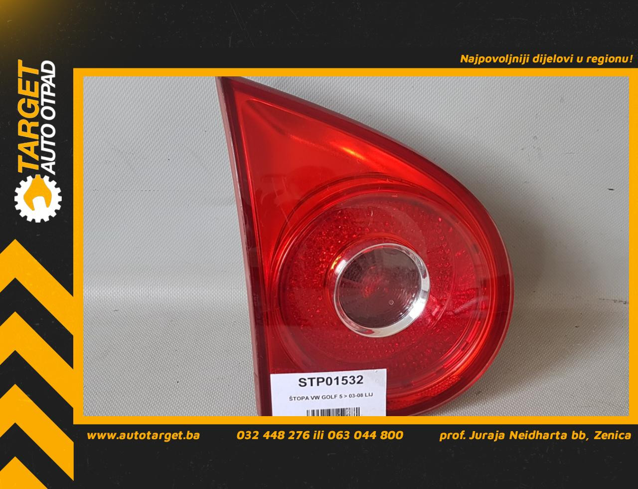 DIJELOVI STOP SVJETLO VW GOLF 5 > 03-08 VW036015 1K6945093J