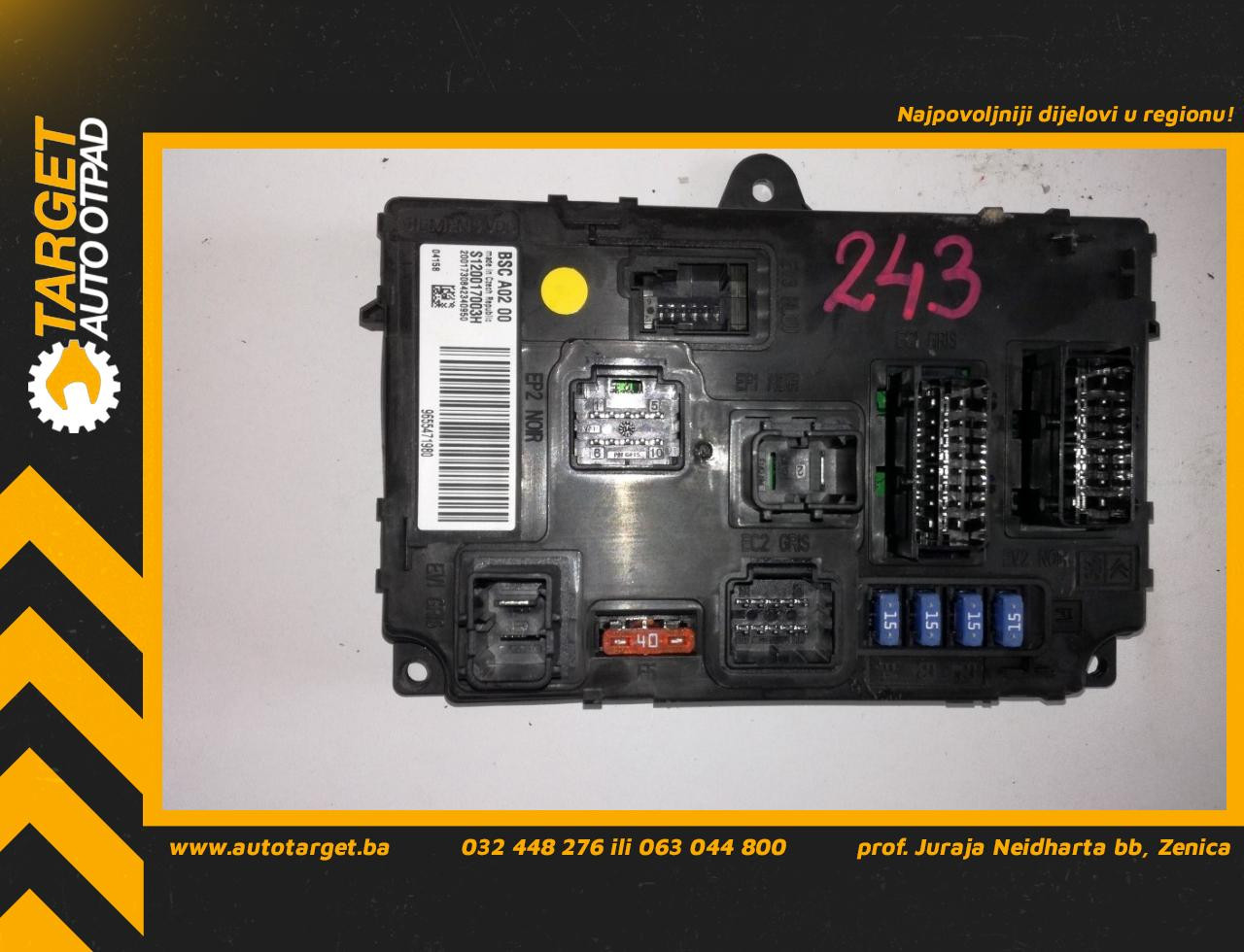 ELEKTRONIKA MODUL PEUGEOT 407 > 04-07 S120017003H