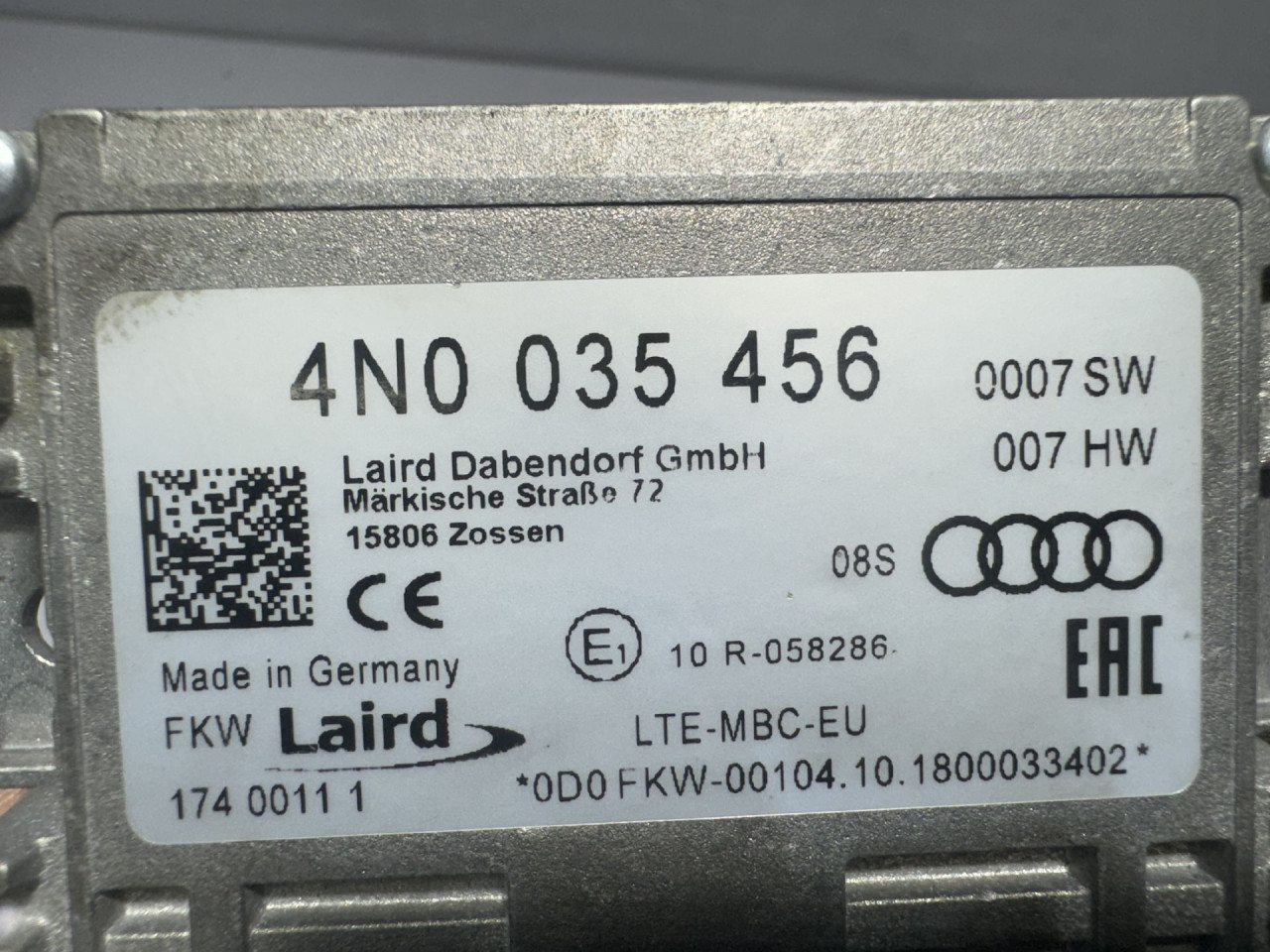 DIJELOVI ANTENA AUDI A6 4K > 18- 4N0035456