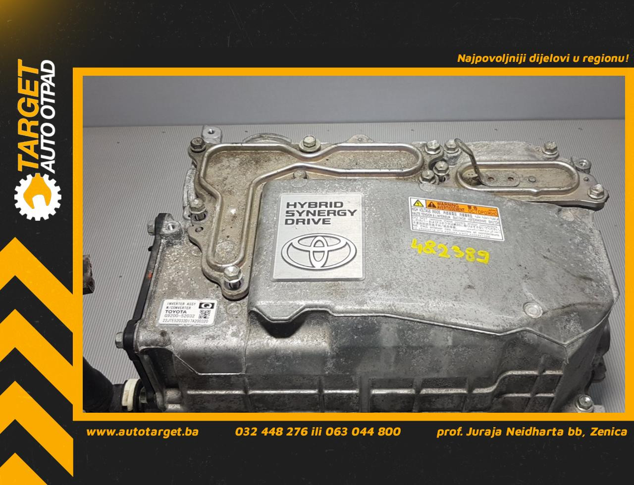 DIJELOVI BATERIJA TOYOTA YARIS > 17-19 832103Z000