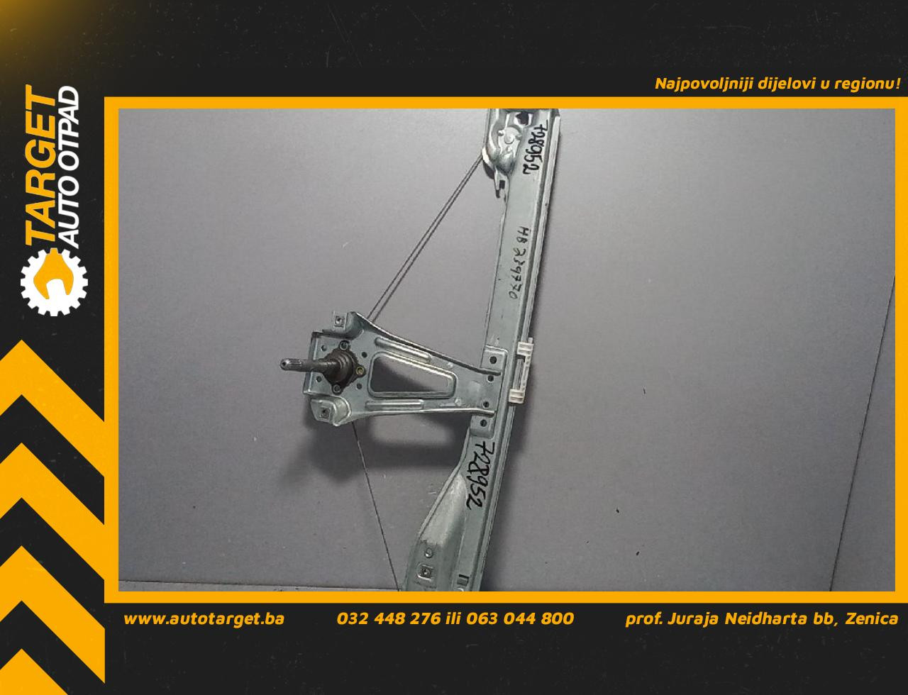 MANUELNI PODIZAC STAKLA RENAULT CLIO > 05-09 8200291155