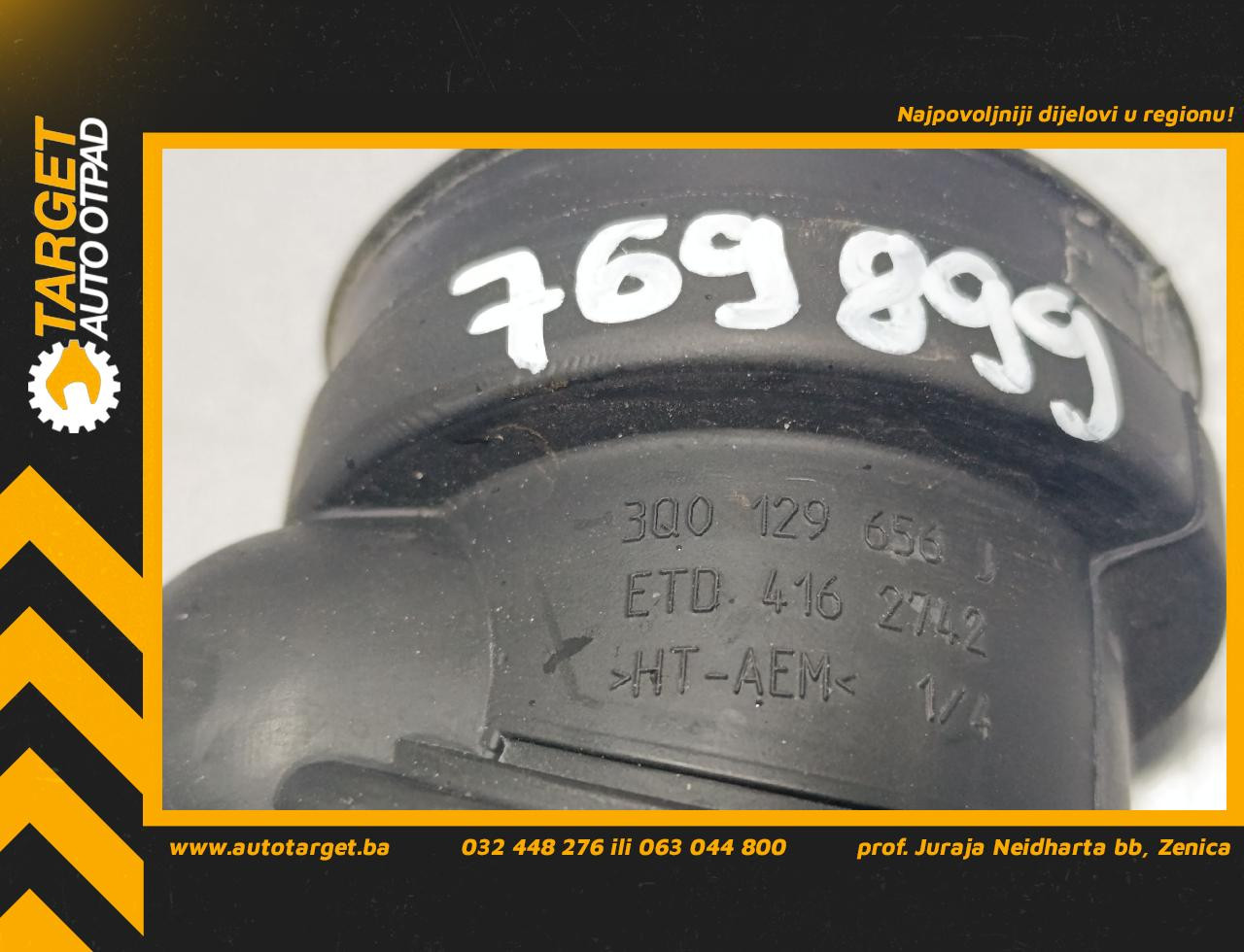 DIJELOVI CRIJEVO AUDI A3 (8Y) > 20 -  2.0 3Q0129656J