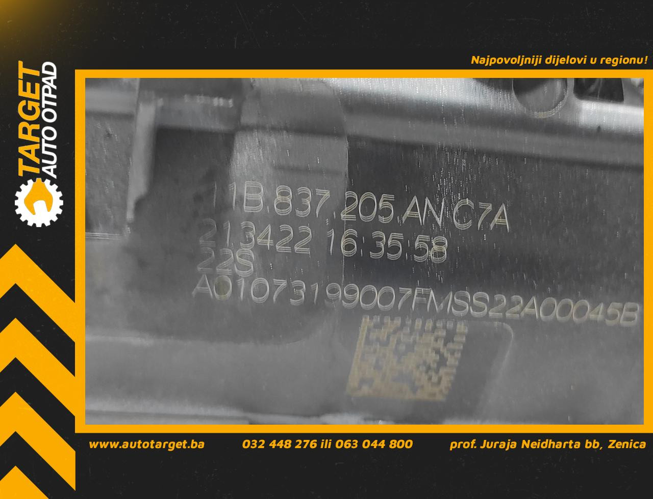 DIJELOVI RUCKA VRATA VW ID.4 > 20- 11B837205AN