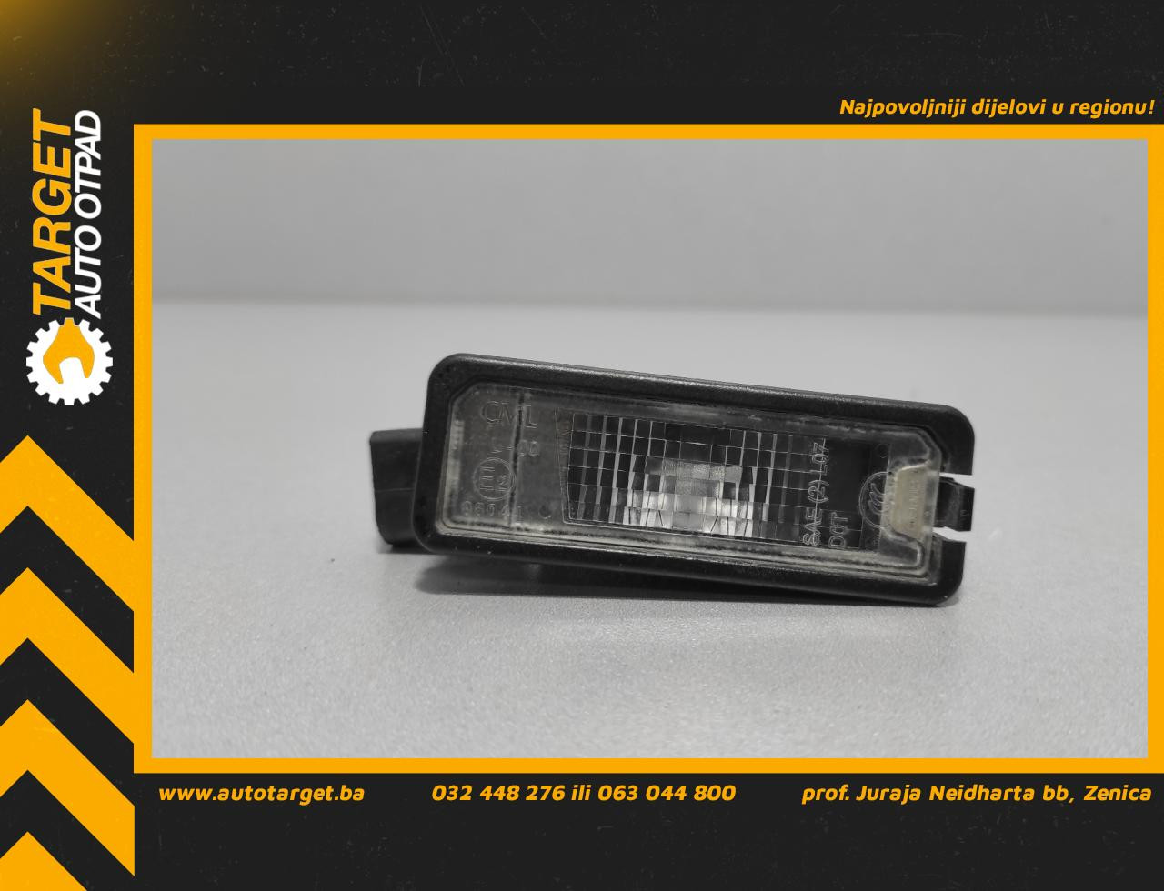 DIJELOVI RASVJETA TABLICA VW GOLF 7 > 12-16 1K8943021