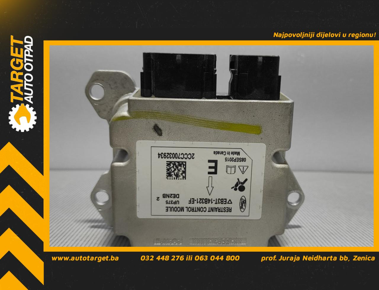 ELEKTRONIKA AIRBAGA FORD RANGER > 11-15 EB3T-14B321-EF