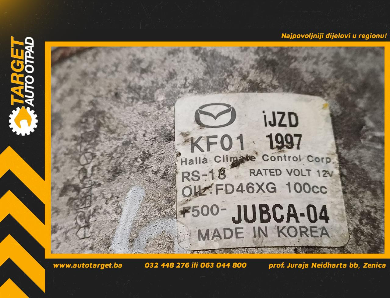 KOMPRESOR KLIME MAZDA 6 > 13-16 F500JUBCA04