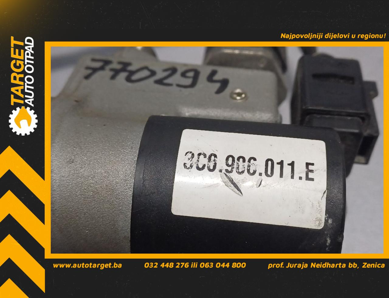 DIJELOVI REGULATOR PRITISKA VW TOURAN > 10-15 1.6 3C0906011E