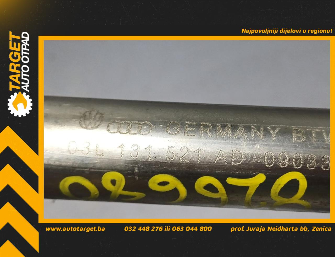 DIJELOVI CRIJEVO EGRA AUDI A4 (B8) > 07-11 2.0 03L131521AD