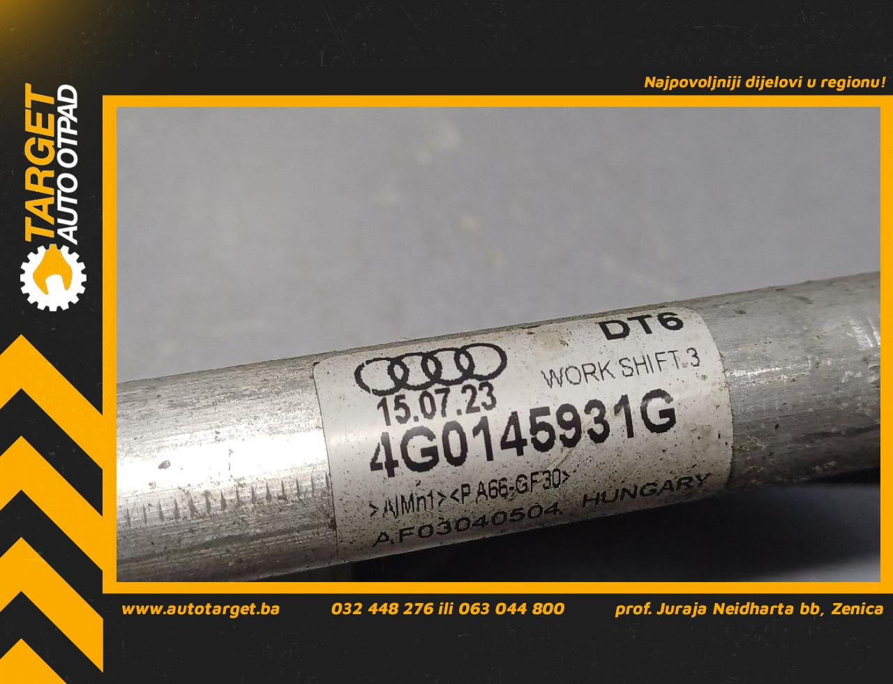DIJELOVI CRIJEVO AUDI A6 4G > 14-18 2.0 4G0145931G