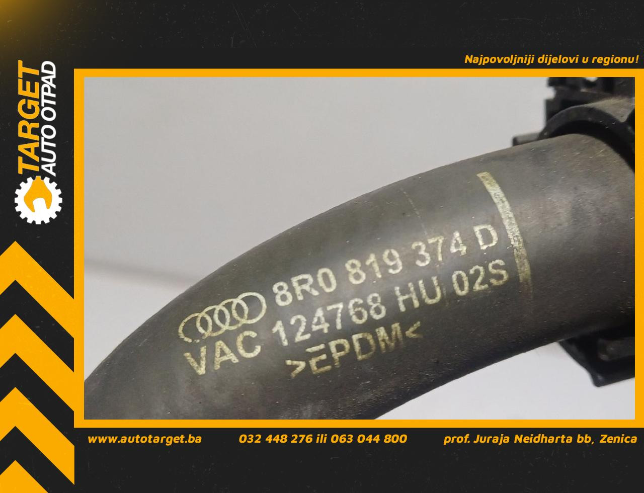 DIJELOVI CRIJEVO AUDI Q5 > 08-11 2.0 8R0819374D