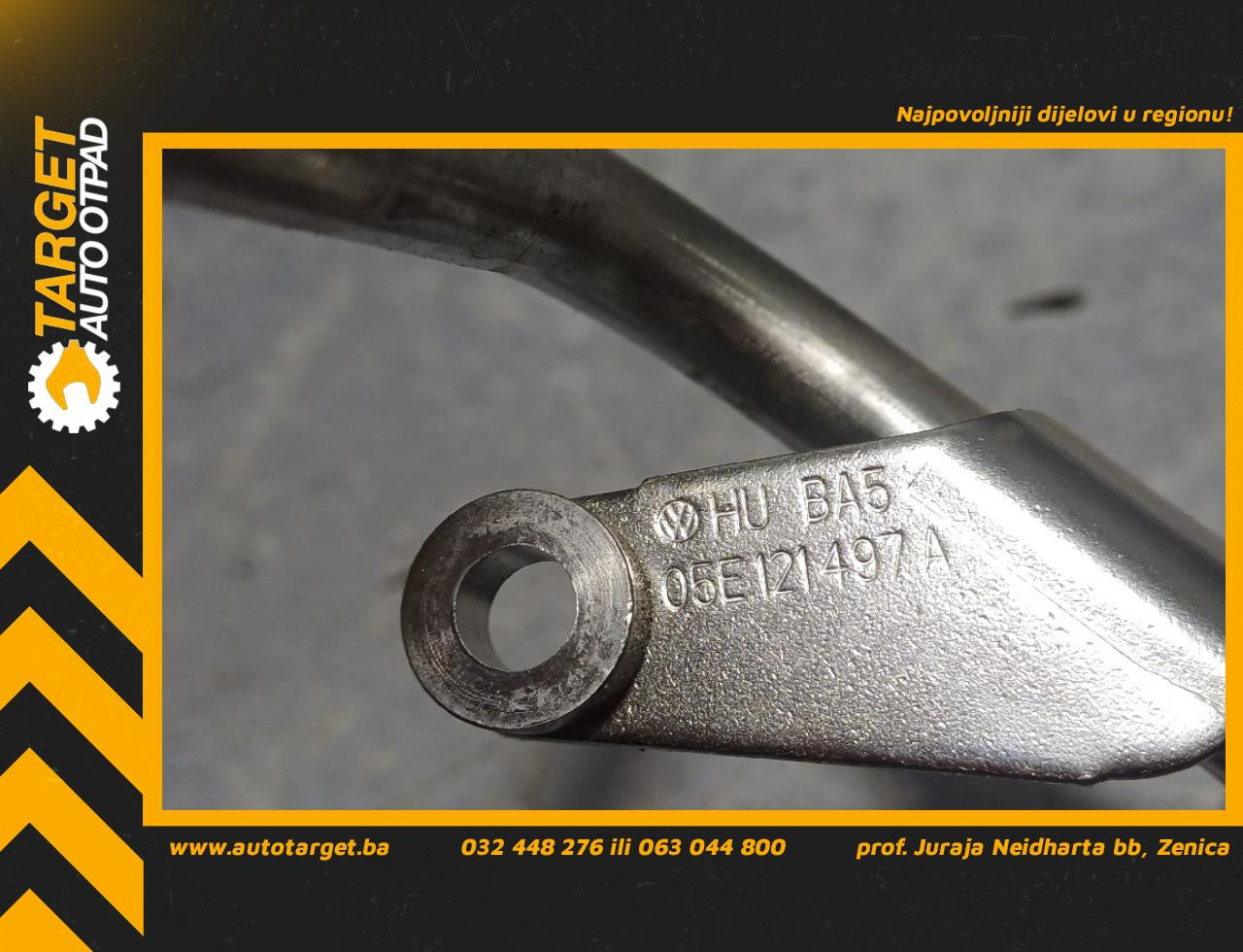 DIJELOVI CRIJEVO AUDI A3 (8Y) > 20 -  1.5 05E121497A