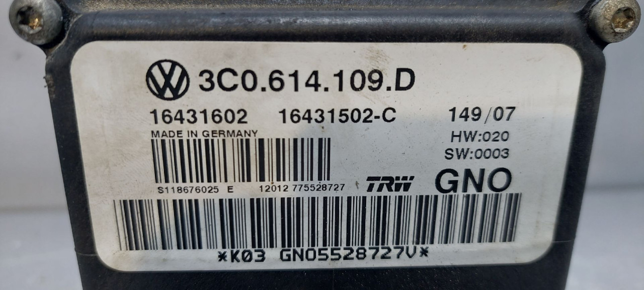 ABS ELEKTRONIKA VW PASSAT B6 > 05-10 3C0614109D