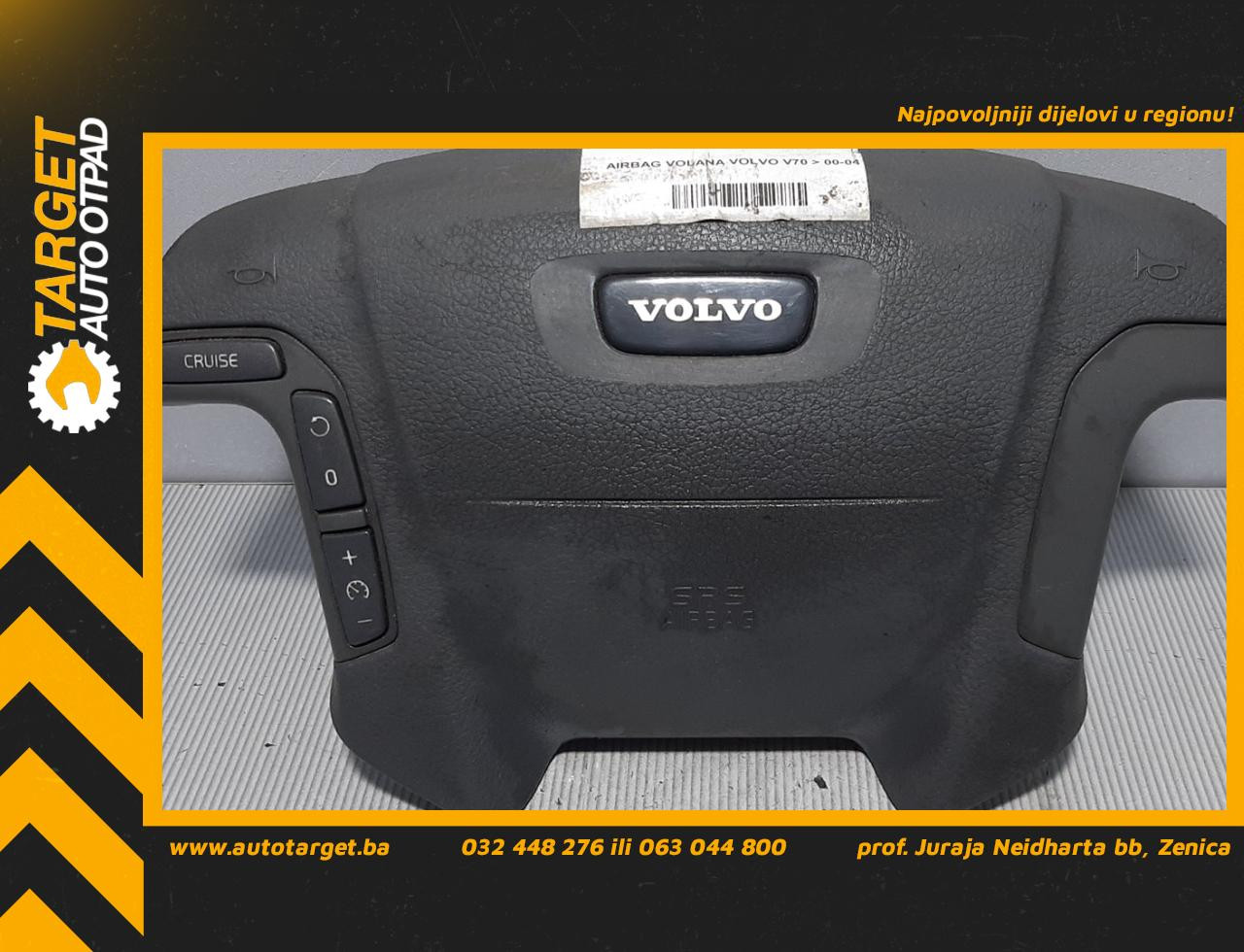 DIJELOVI AIRBAG VOLANA VOLVO S70/V70 > 00-04 8626843