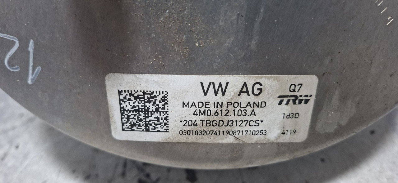 DIJELOVI KOCIONI DOBOS AUDI Q7 (4M) > 15-19 3.0 4M0612103A