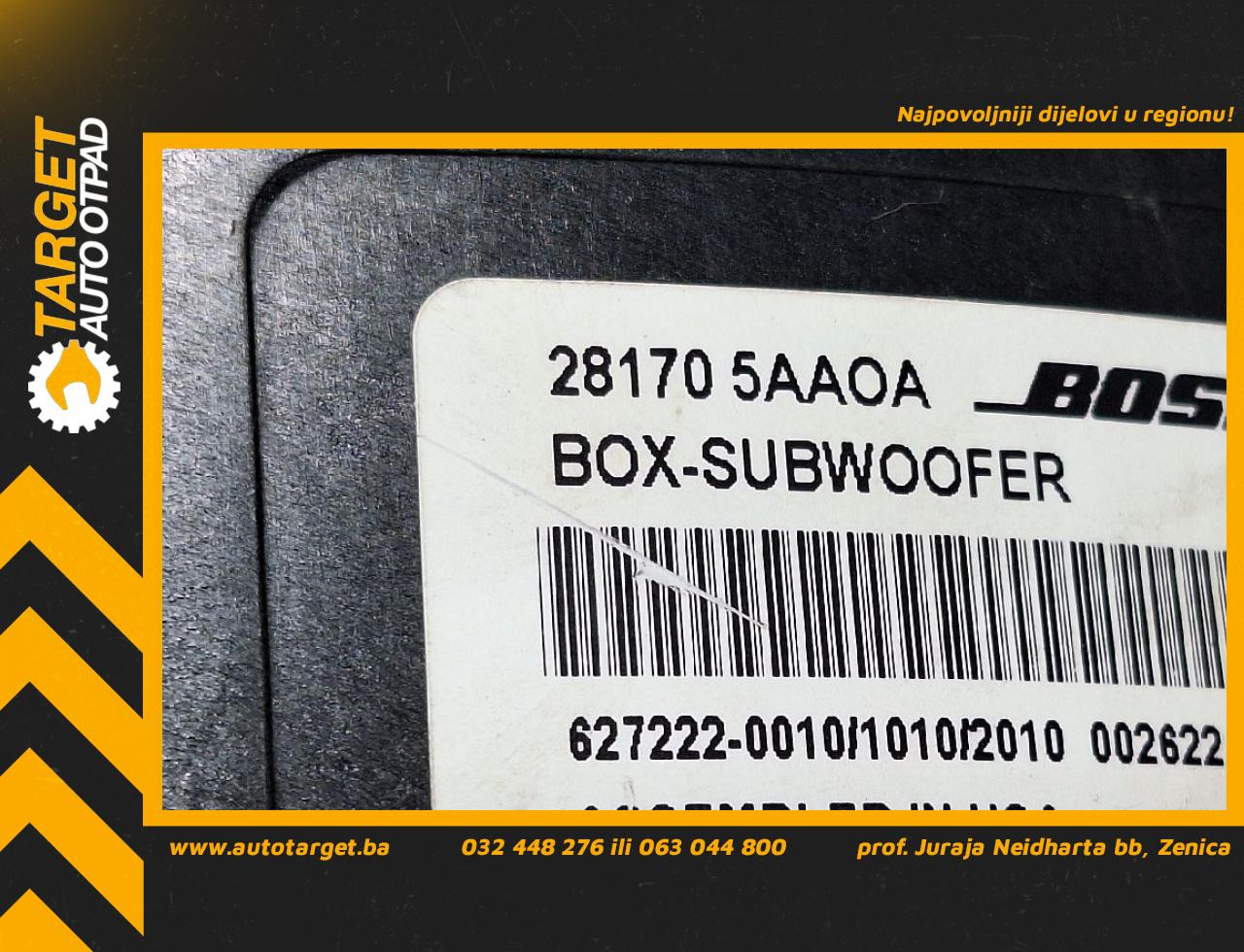 DIJELOVI POJACALO NISSAN QASHQAI > 17-21 1.5 281705AAOA