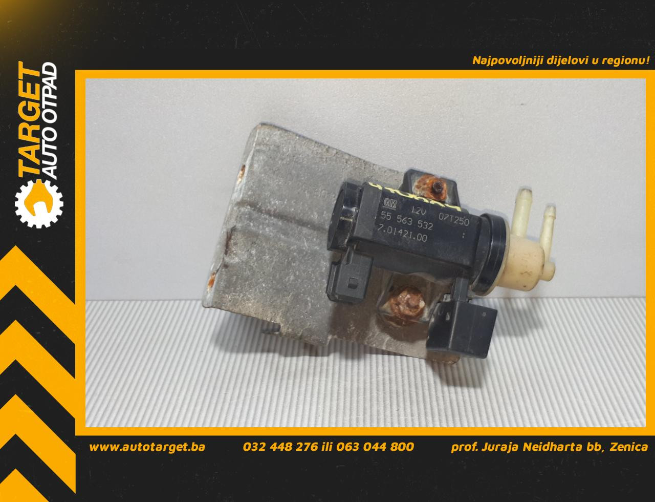 DIJELOVI TC VENTIL OPEL VECTRA C > 05-08 1.9 55563532