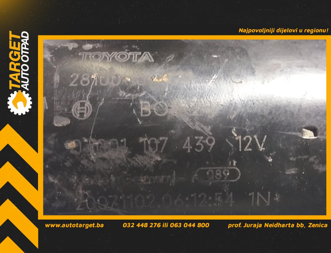 DIJELOVI ALNASER PEUGEOT 107 > 05-09 1.0 0001107439