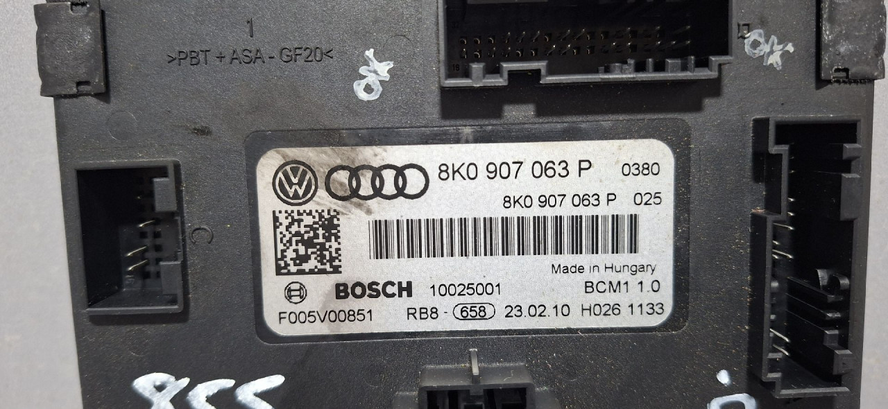 BCM ELEKTRONIKA AUDI A5 (8T3/8F7) COUPE > 07-11 8K0907063P