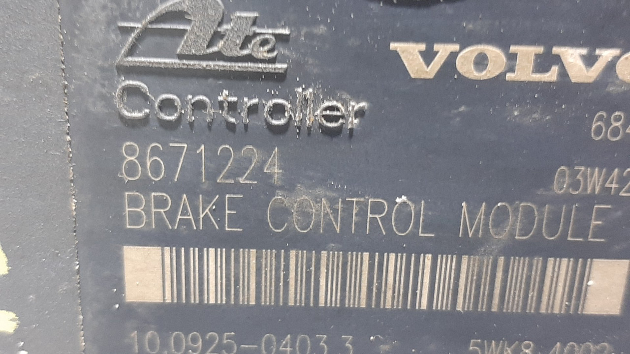 ABS ELEKTRONIKA VOLVO S60 > 00-05 8671224 P08671223