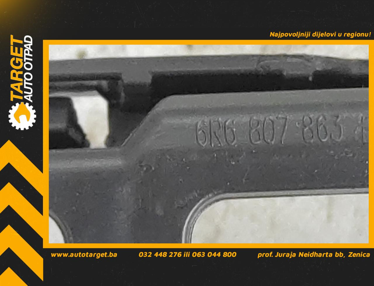 DIJELOVI NOSAC ZADNJEG BRANIKA VW POLO > 14-17 6R6807863B