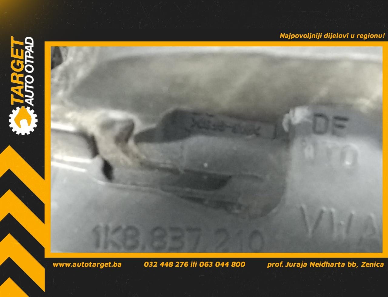 DIJELOVI RUCKA VRATA VW GOLF 6 > 08-12 1K8837210