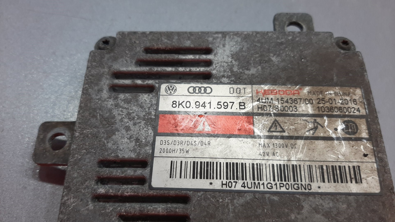 BALAST FARA AUDI A4 (B8) > 07-11 8K0941597