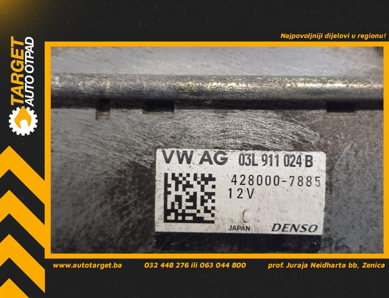DIJELOVI ALNASER AUDI A6 4G > 11-14 2.0 03L911024B