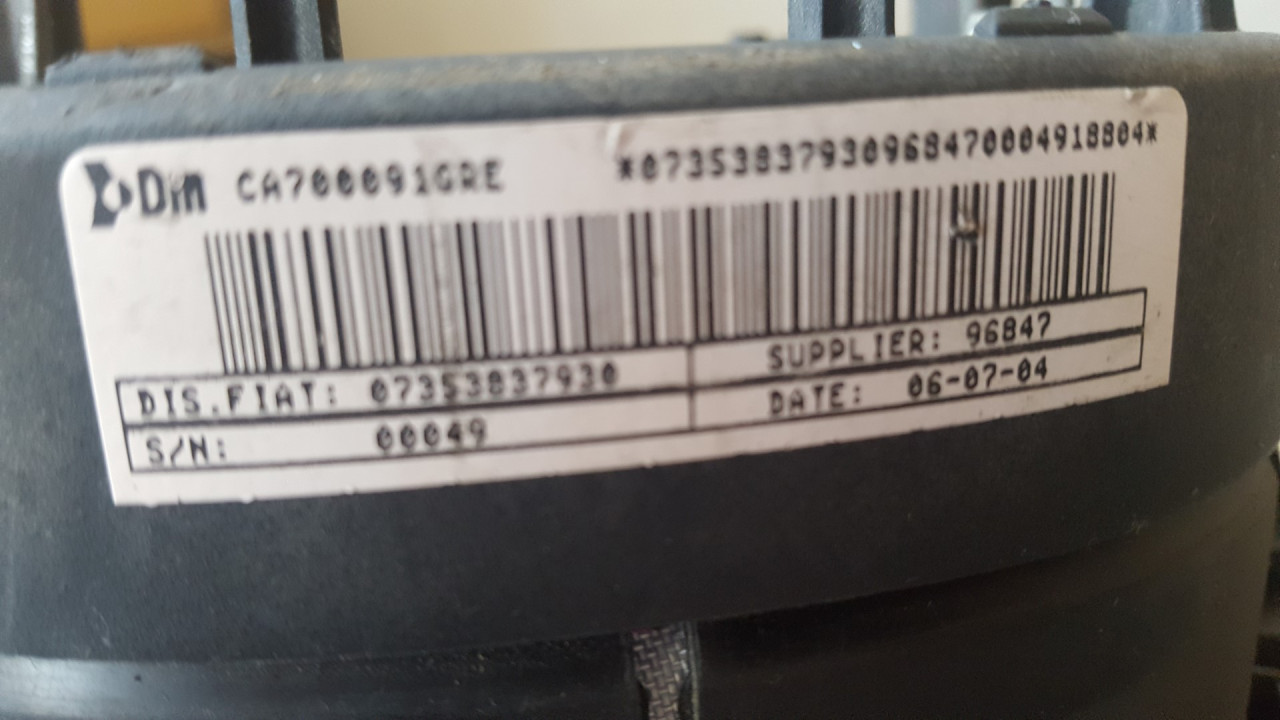 AIRBAG VOLANA FIAT IDEA > 03-05 CA700091GRE