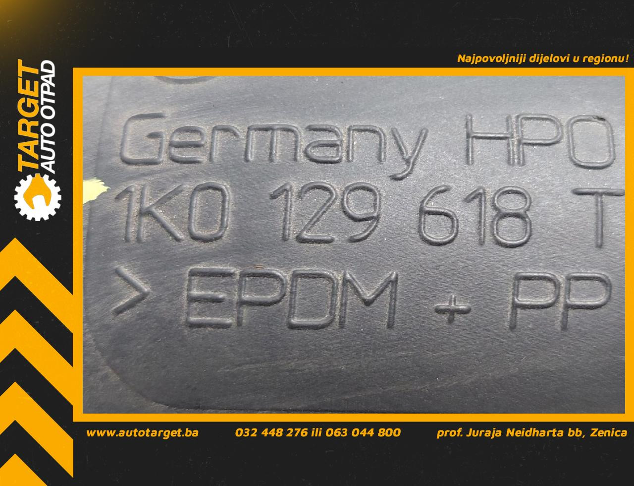 DIJELOVI CRIJEVO VW TOURAN > 03-06 2.0 1K0129618T