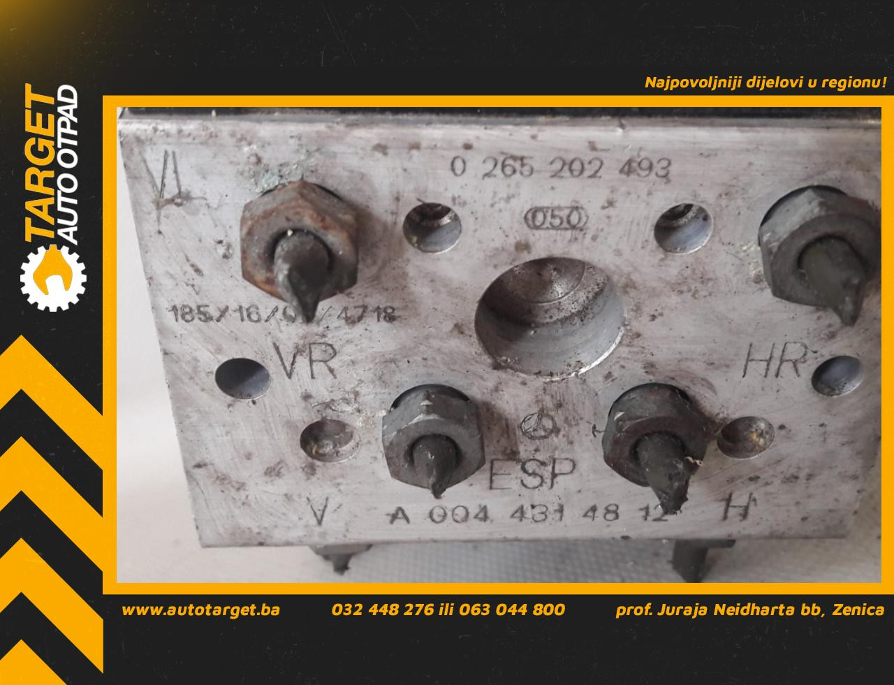 ABS ELEKTRONIKA MERCEDES E KLASA (W210) > 99-02 A0034319012 02652