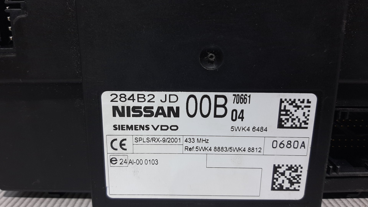 ELEKTRONIKA MODUL NISSAN QASHQAI > 06-10 284B2JD00B
