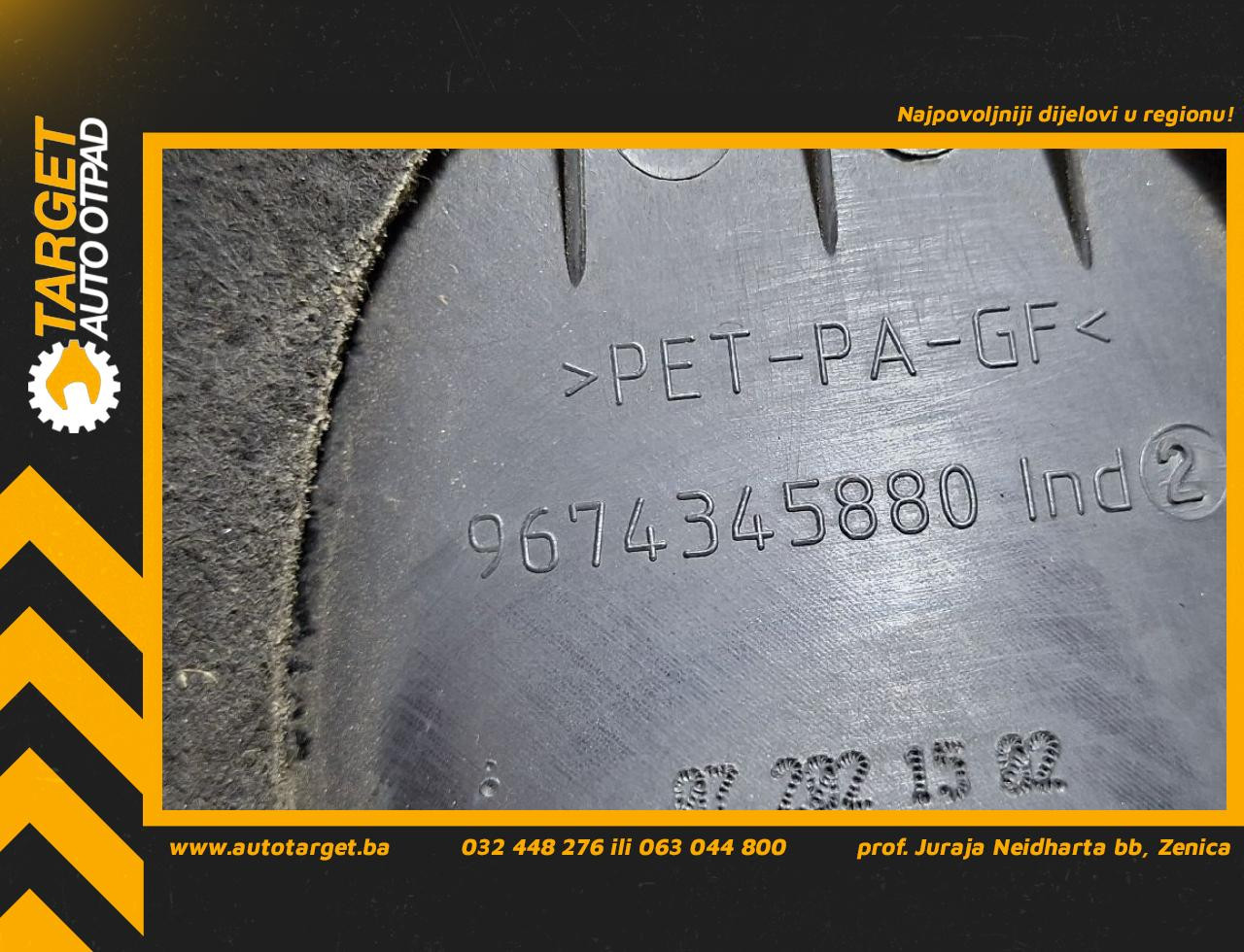 DIJELOVI POKLOPAC MOTORA PEUGEOT 508 > 14-18 2.0 9674345880