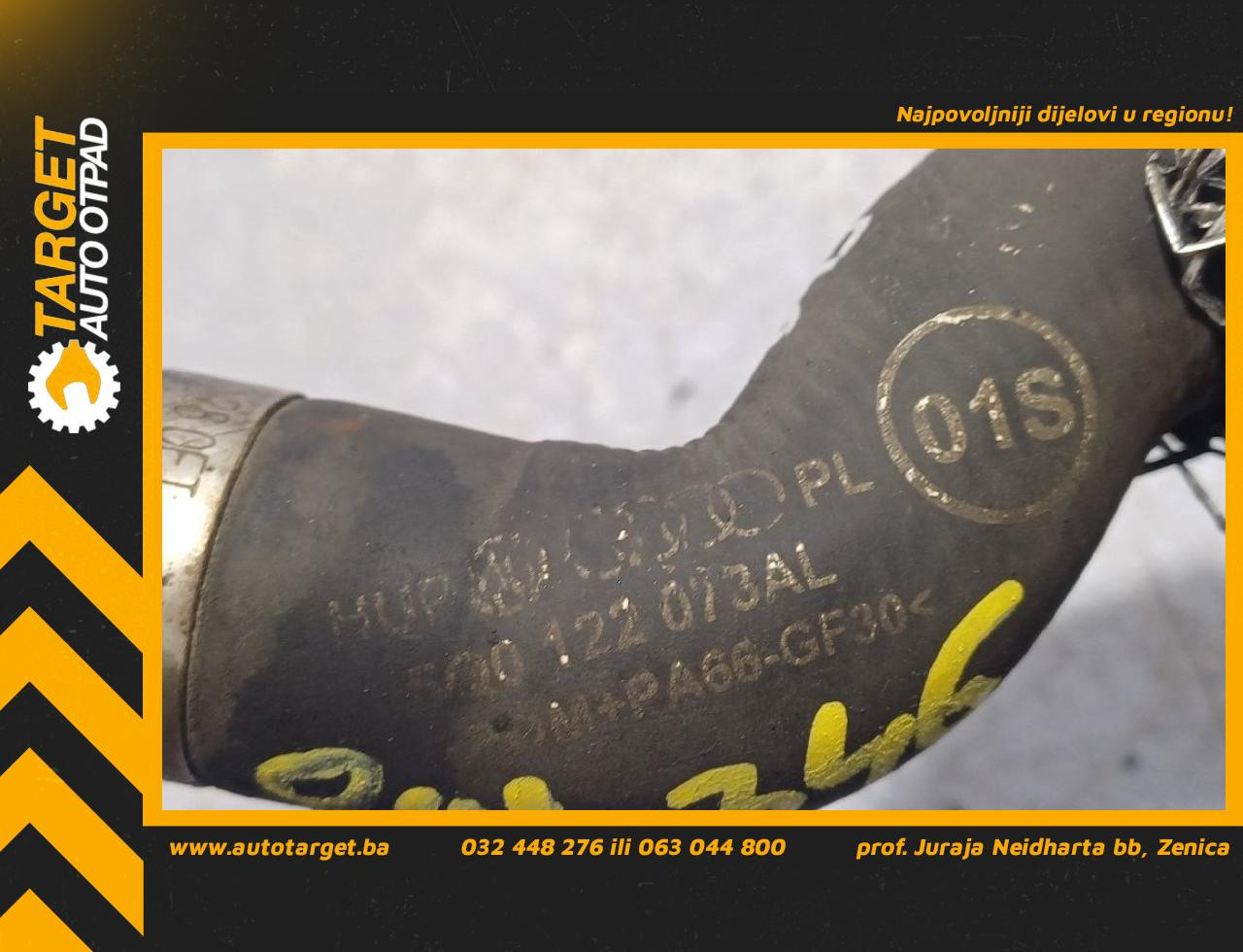 DIJELOVI CRIJEVO VW PASSAT B8 > 14-19 1.6 5Q0122073AL