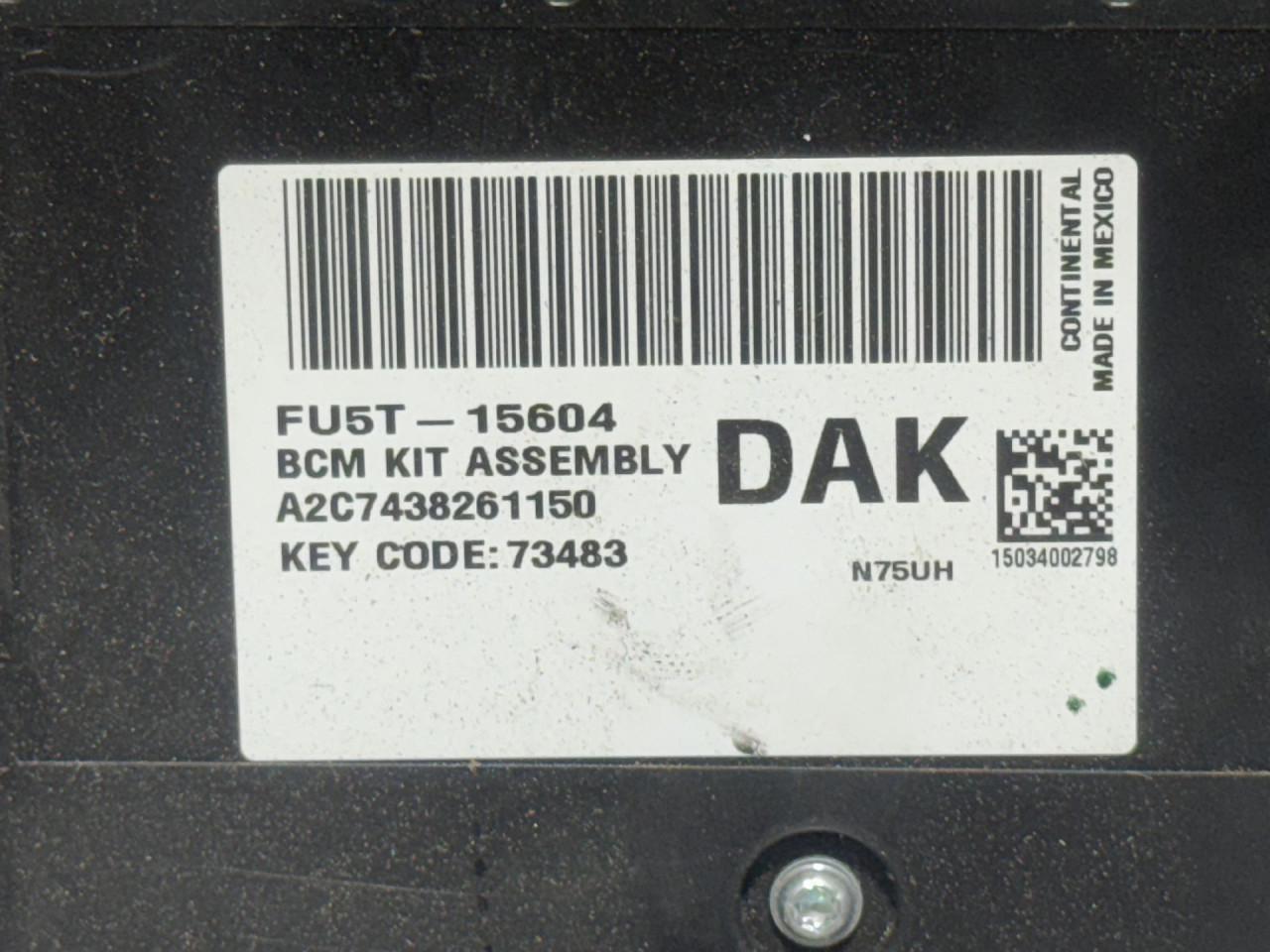 DIJELOVI BCM ELEKTRONIKA FORD MONDEO > 14-19 2.0 FU5T15604