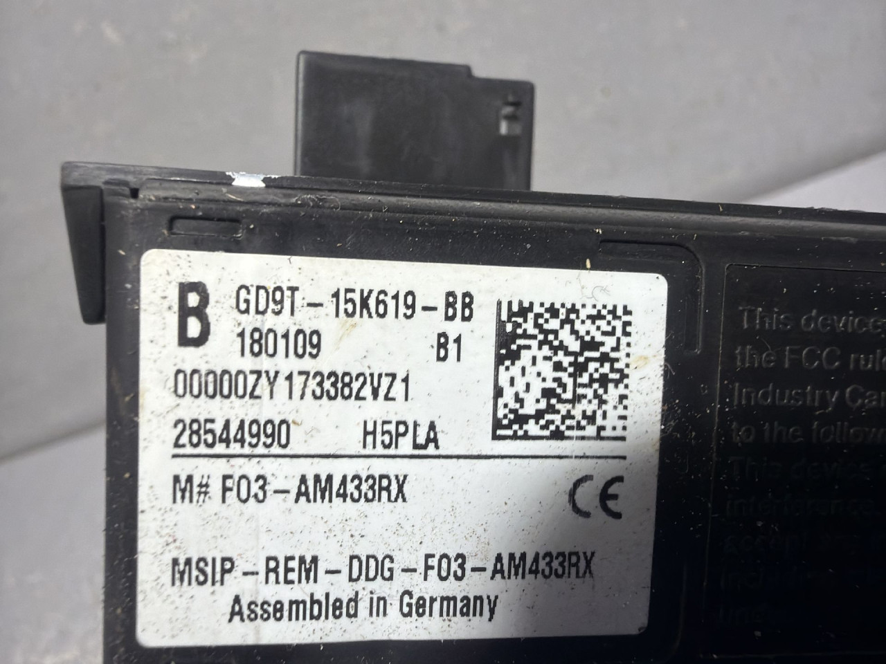 DIJELOVI ANTENA FORD TRANSIT > 14- GD9T15K619BB