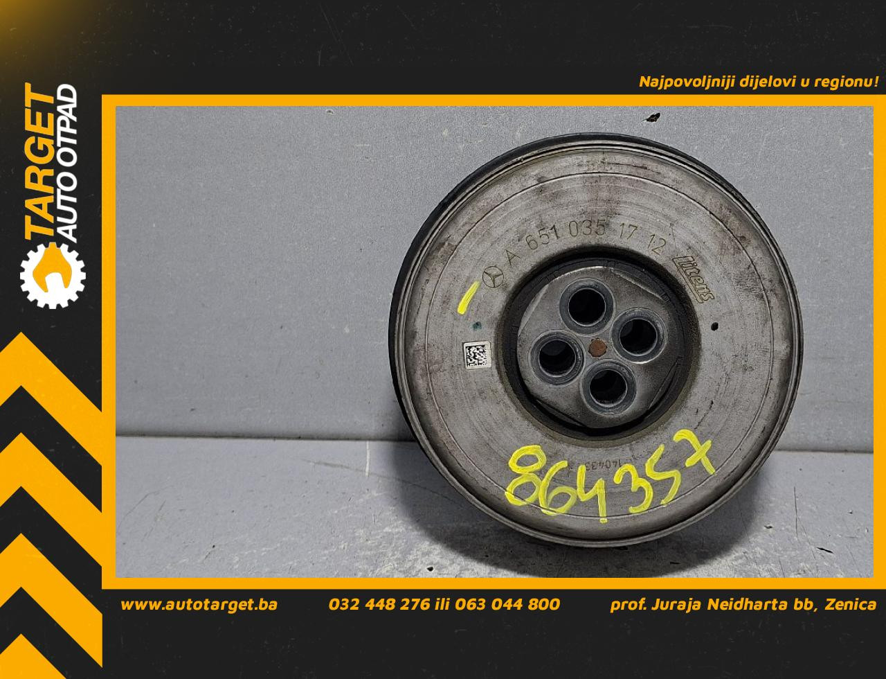 REMENICA MERCEDES C KLASA (W204) > 11-13 A6510351712